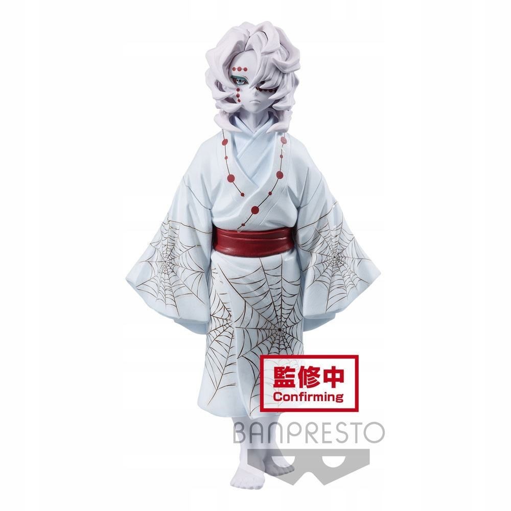 Figura Demon Slayer Rui, Estatua de PVC Kimetsu no Yaiba, 14 cm, Nueva, Banpresto