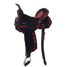 Barrel Racing Leather Western Wooden Tree Racer Horse Saddle Trail Equestrian