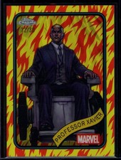 2025 Topps Chrome Marvel Human Torch Refractor /39 #27 Professor Xavier Rare
