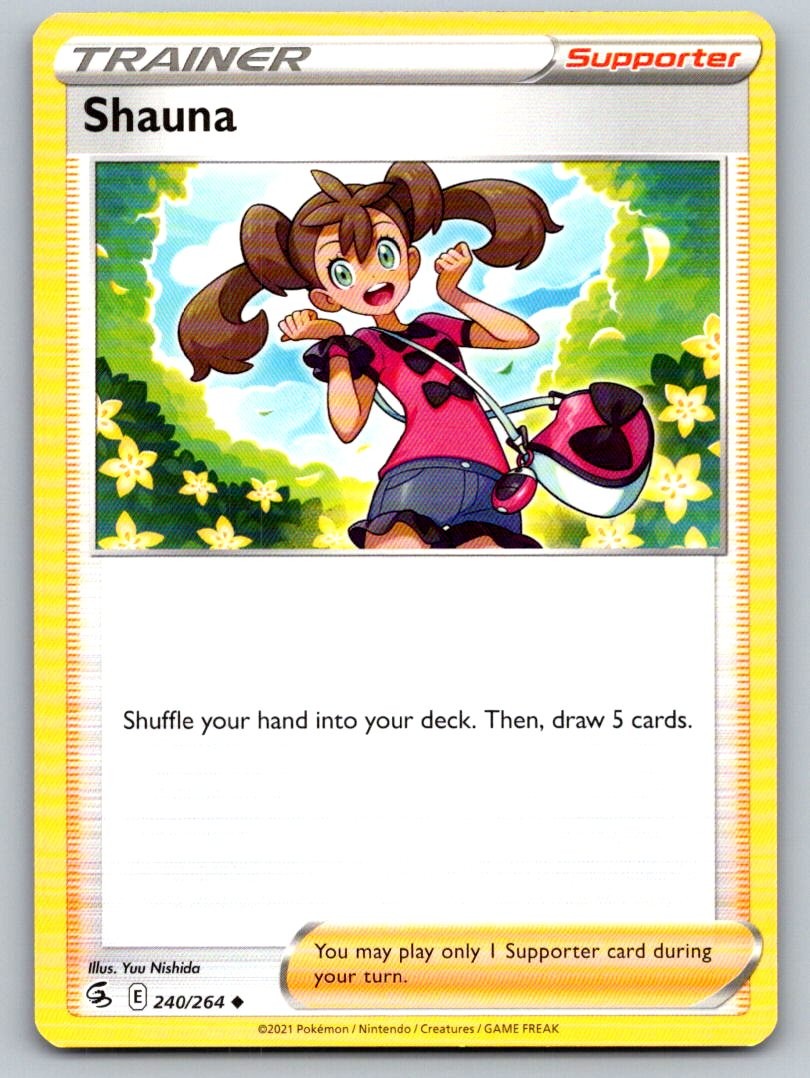 Shauna 240/264 Uncommon SWSH08: Fusion Strike Pokemon Near Mint