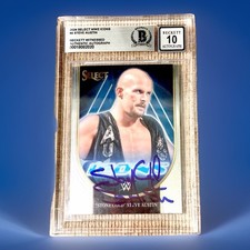 Stone Cold Steve Austin Autograph 2024 Select WWE BGS 10 Beckett ON CARD AUTO