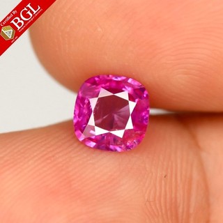 💎 BGL Full Report 1.62ct Cushion Natural Vivid Pink Sapphire Unheated Burma