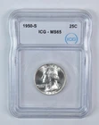 1950-S Washington Quarter MS65 ICG
