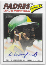 2026 Topps Heritage Real One Autographs #ROADW Dave Winfield San Diego Padres