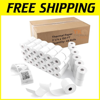 #ad High Quality Adding Machine Paper 48 Rolls $99.59