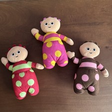 In The Night Garden Tombliboos Waving 7” Plush Teddy’s Set X3 *Rare* *Pls Read*