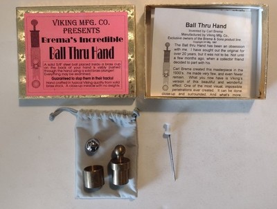 VTG 1997 Viking Mfg Presents Brema's Incredible Ball Thru Hand In Original Box