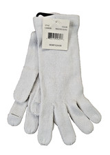 Texting Gloves Knit Rayon White S/M Classic Soft LUXE Dressy Winter Classy