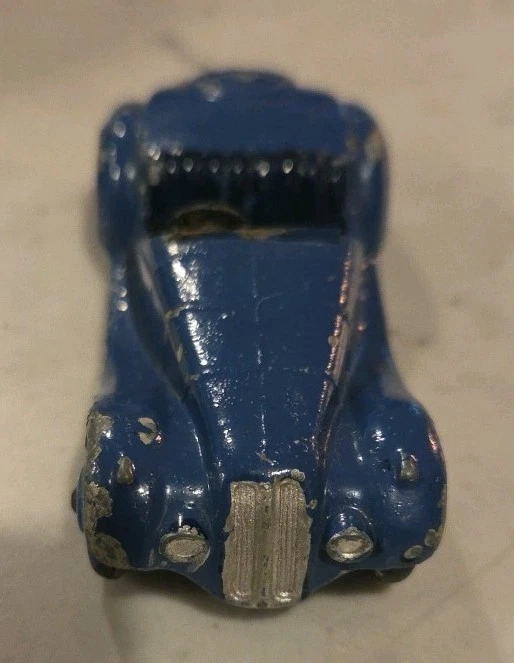 Coche deportivo vintage Dinky Toys 38a Frazer Nash BMW raro hecho en Inglaterra Meccano Foto 2 de 4