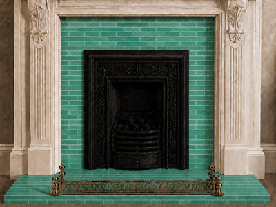 Fireplace Tile , Victorian Fireplace Tile, antique Fireplace Tile ,Vintage tile
