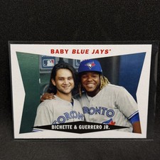 2020 Topps Archives 1960 Combo Cards Vladimir Guerrero Jr. Bo Bichette Blue Jays