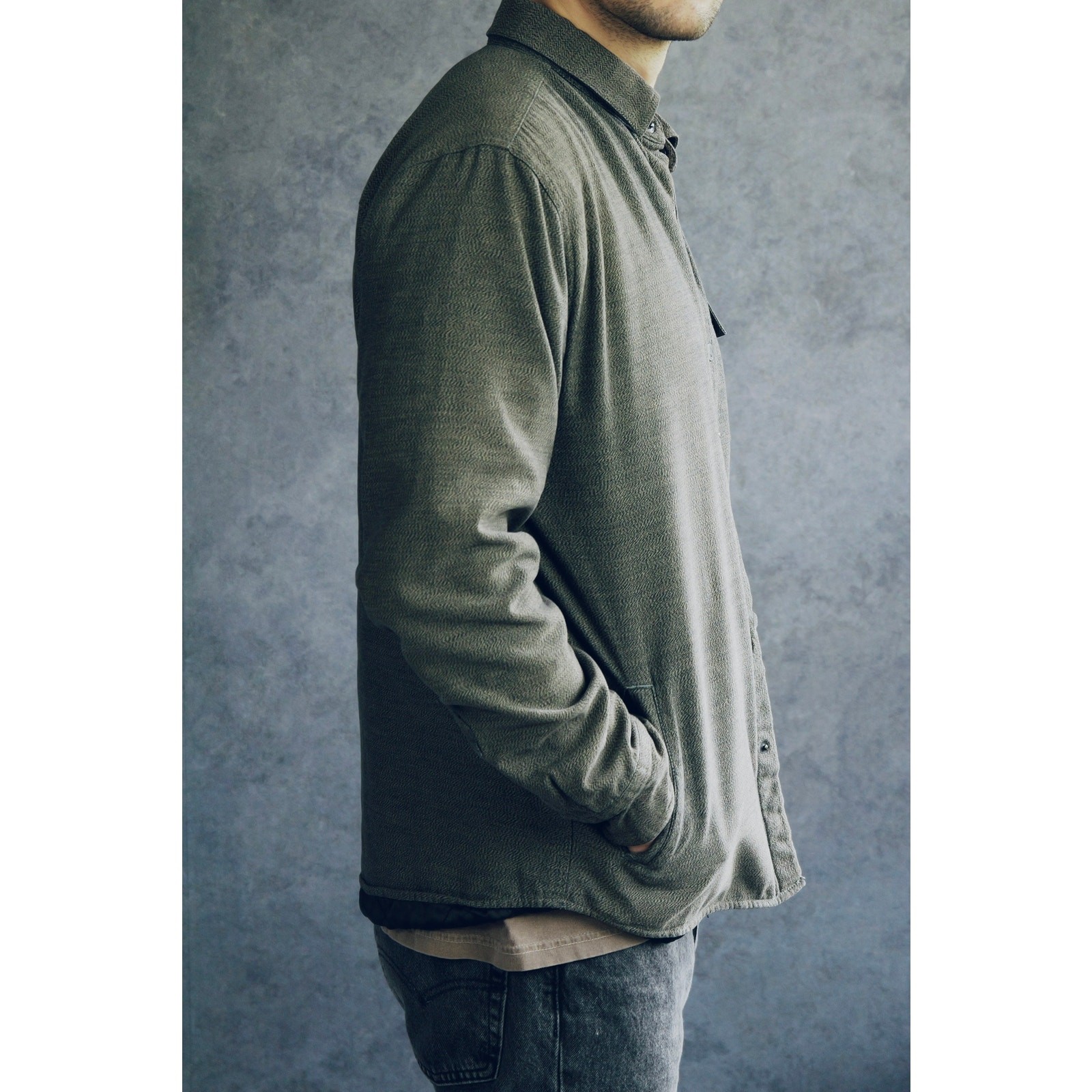 Dark Green Button-up Jacket | Volcom - image 3