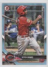 2018 Bowman Draft Sky Blue 140/499 Jeter Downs #BD-151 13ys