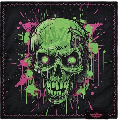 OKNIFE Olight Ohanks Z1 10''x10'' Skull Print Handkerchief, Double-layer