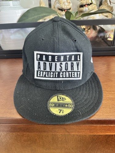 59fifty At 50 Parental Advisory Hat Original 7 3/8 NWA EMINEM 50 CENT Music FCC