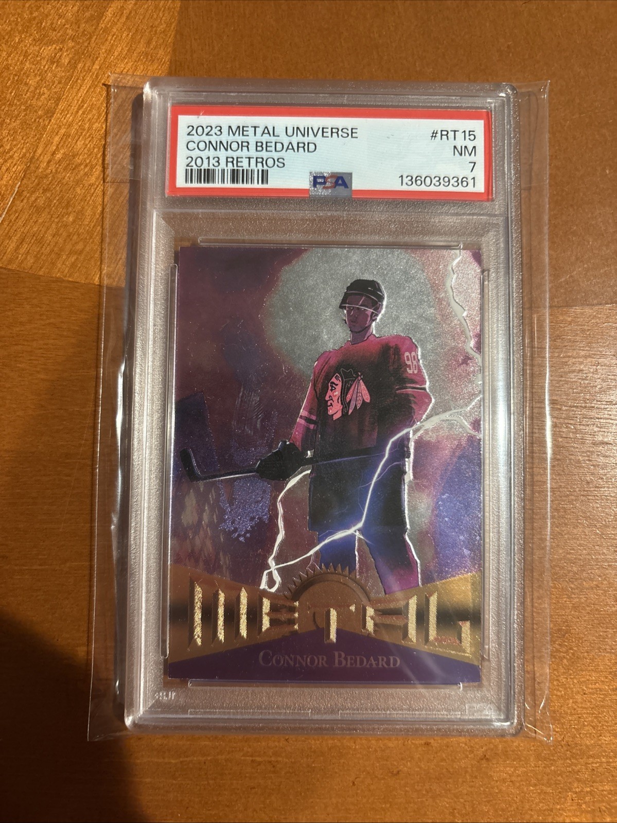 2023-24 Skybox Metal Universe - 2013 Retro Connor Bedard #RT-15 (RC)