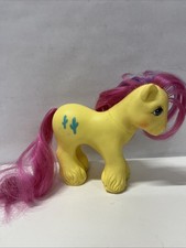 My Little Pony Big Brother Tex Yellow Clydesdale Boy Vintage G1 1987 Hong Kong