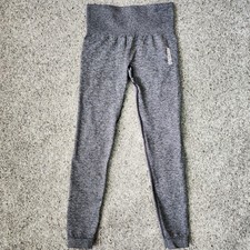 Gymshark Vital Seamless Leggings Womens Small Grey Marl High Waist Excellent