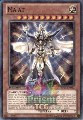 1st ed Ma'at starfoil rare SP14-EN042 Yugioh
