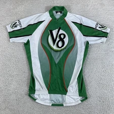 Canari V8 Cycling Jersey Adult Large Full Zip Green Juice Promo Bike Shirt Y2K