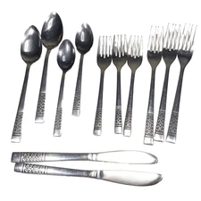 Rogers Co Casa Vista Stainless Steel Flatware 12pc Lot - Stanley Roberts
