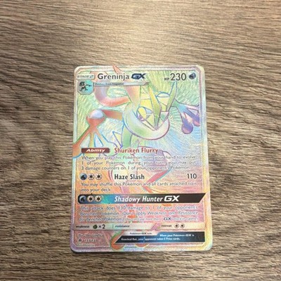 The Pokémon Company Greninja GX Secret Rare Holo 133/131 SM