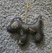 Luxury Dog Key Chain Leather Lanyard Bag Charms Keyring Women Car Keychain