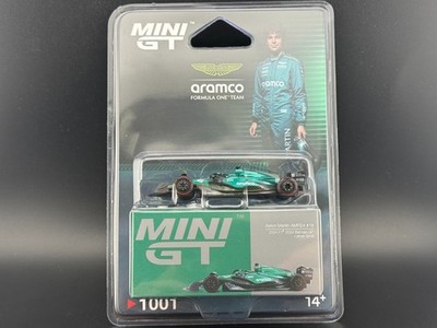 Mini GT Aston Martin AMR24 #18 Lance Stroll 2024 F1 2024 Bahrain GP #1001 1/64