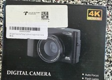 4K Ultra HD Digital Camera Point and Shoot OPEN BOX