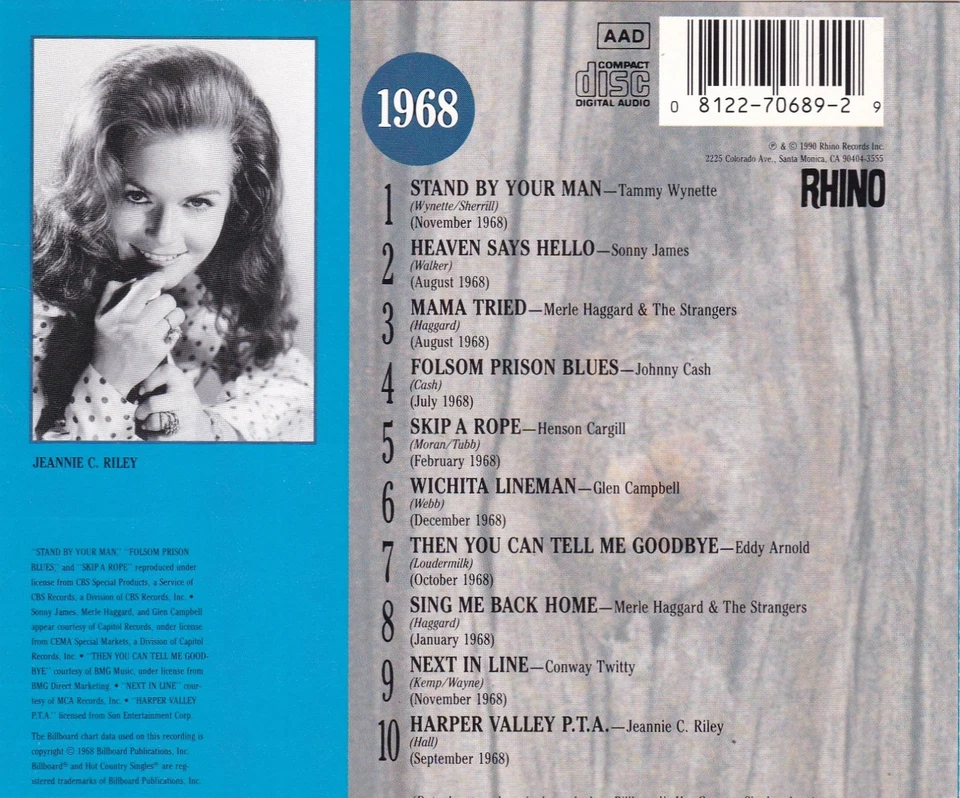 Various Artists - Billboard Top Country Hits 1968 - Bild 2 von 3