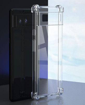 YIRSUR Clear Case für Google Pixel 6 Pro mit 2er Pack Kamera Linse Schutz Dünn