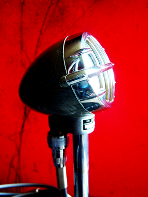 Vintage 1960's Astatic JT-30 crystal / harp microphone Hi Z w