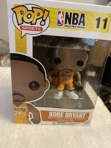 Funko Pop! 11 NBA Basketball Kobe Bryant Yellow Jersey 24