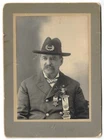Ca. 1890s GAR Berlin NH Civil War Veteran Photo Badges Hat Antique New Hampshire