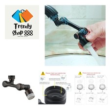 1080  Swivel Faucet Extender Bathroom Rotating Tap Attachment With CUPC Certi...