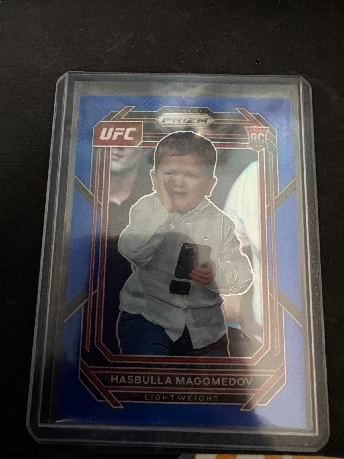 2023 Panini Prizm UFC - Hasbulla Magomedov #200 Blue Prizm /175 (RC)