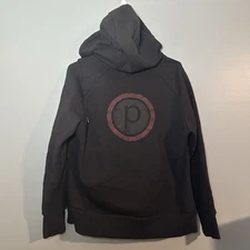 Tavi Noir Pure Barre Hoodie Womens Size Large Full Zip Logo Pockets