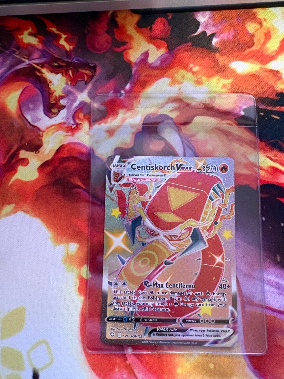 Centiskorch Vmax - SV109/SV122 - Ultra Rare - Shining Fates - Pokemon - NM/M