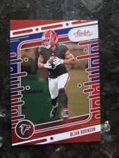 2024 Panini Absolute - Bijan Robinson #5 Red & Blue