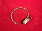 ORIGINAL CIVIL WAR CANTEEN STOPPER COMPLETE WITH CHAIN