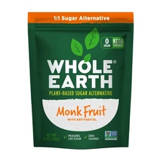 Monk Fruit Sweetener with Erythritol Plant-Based Sugar Alternative 12 Ounce P...