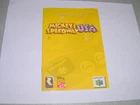 Mickey's Speedway USA (Nintendo 64 N64) Original Instruction Manual