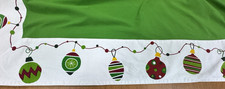 ¿VINTAGE? MANTEL DE NAVIDAD 60 X 75 CON BRITES BRILLANTES ENCORDADOS EN LUCES