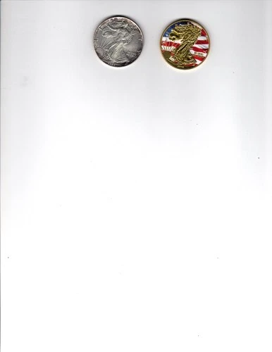 Lot of 2    1 Oz Silver American Eagles   both uncirculated   1994, 2018