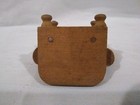 Miniature Vintage Style Armchair, Dollhouse Shadowbox, Wood and Velvet — photo 3
