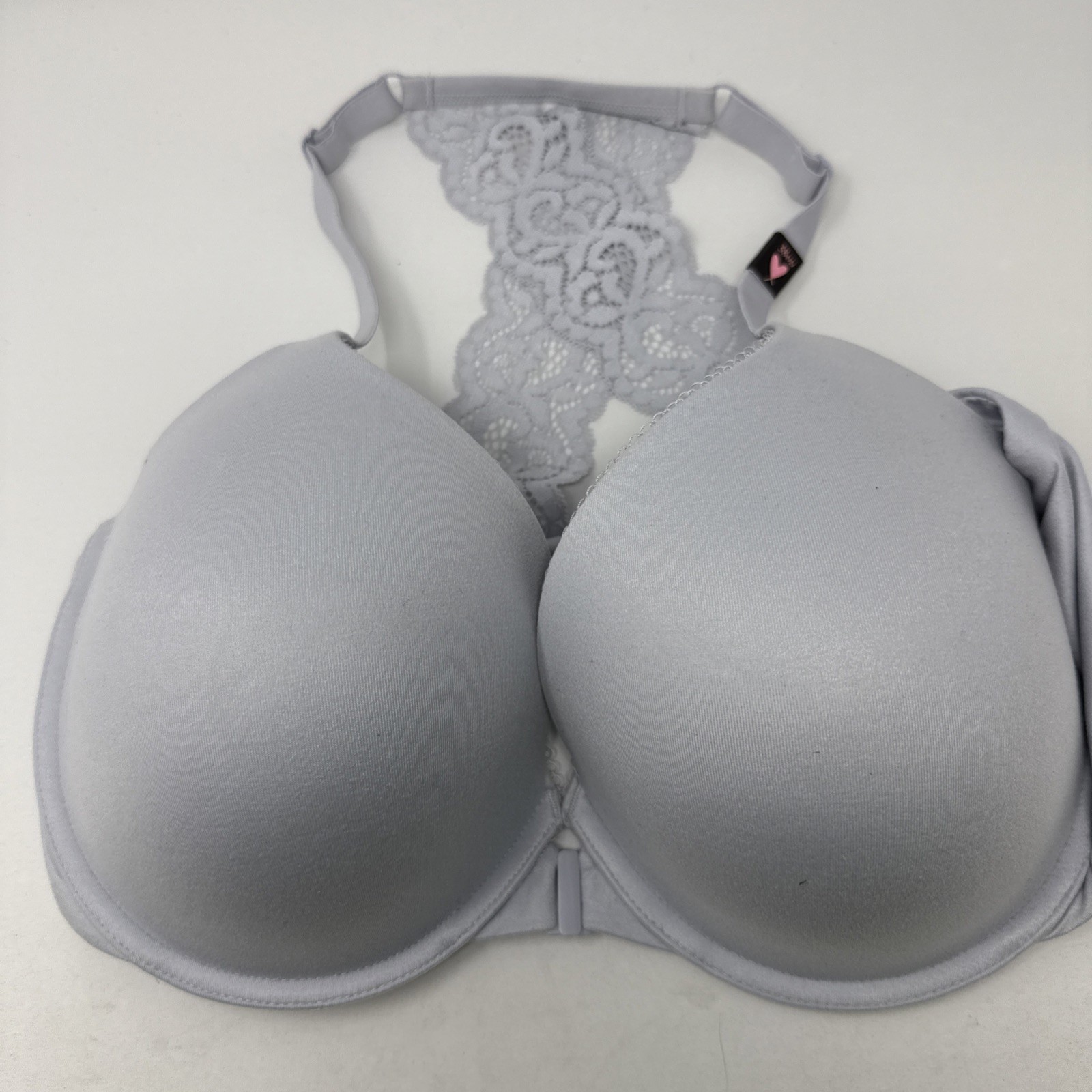 New 38DD Viictorias Secret Bra Racerback Perfect Shape Underwire Purple Lace