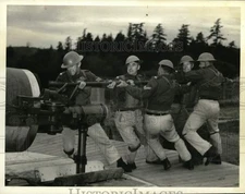 1941 Press Photo Canadian Army soldiers in action during World War II