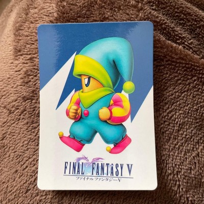 Final Fantasy 5 Carddass No.19 Error Cutting Card 1992 Vintage Sammlerstück