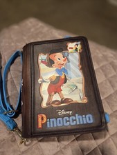 Loungefly Disney Pinocchio Medium Handbag Brown Blue White 2022