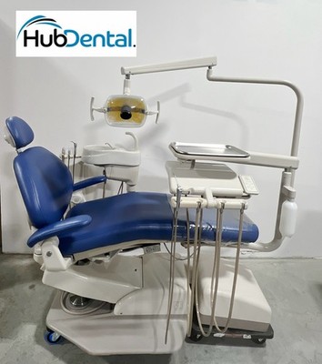 ADEC 1021 Dental Chair, Radius Delivery Unit, Cuspidor, Assistant s Pkg & Light
